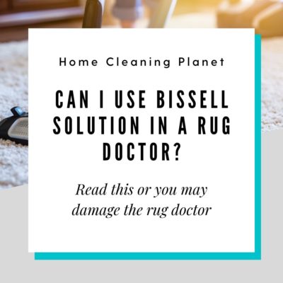 Can I Use Bissell Solution in a Rug Doctor?