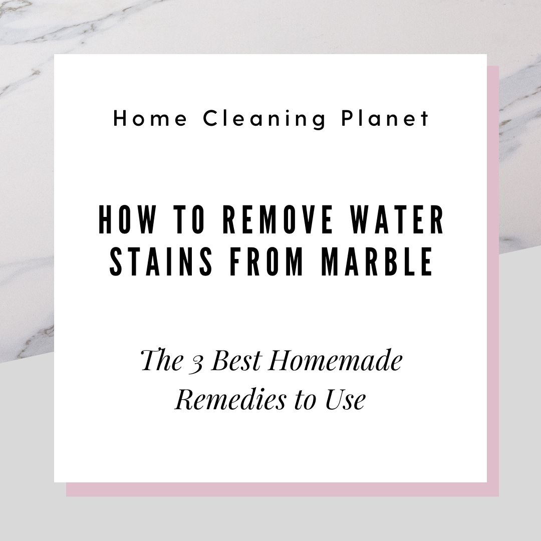 How to Remove Water Stains from Marble