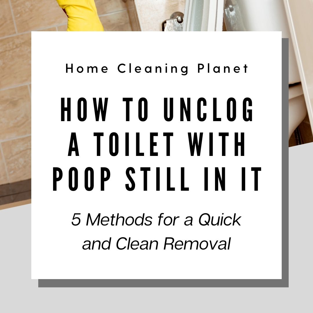 How to Unclog a Toilet With Poop Still in it